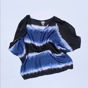 Tie dye style blouse